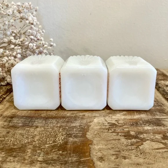 1940s Vintage Milk Glass Salt, Pepper, & Sugar Shakers Dutch Boy Girl Spice Jars - Picture 6 of 13